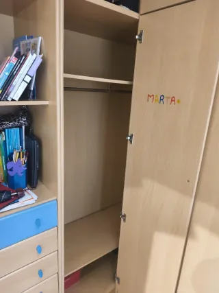 Dormitorio juvenil completo