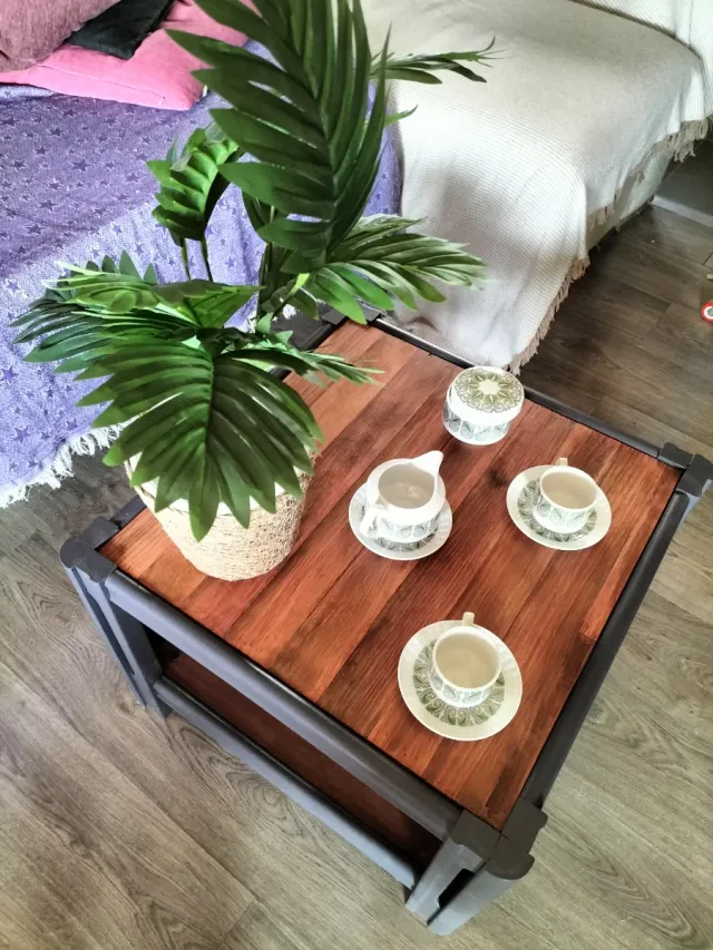 OFERTA!! MESA CENTRO  ESTILO RÚSTICO