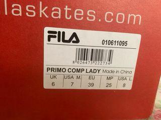 Patines Fila Mujer Talla 39