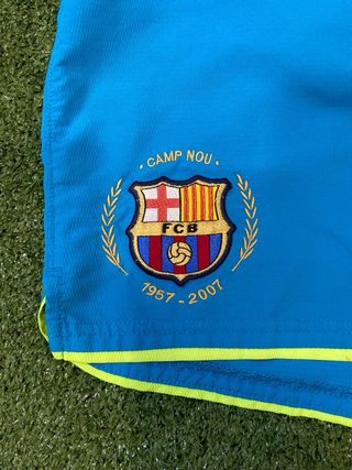 Pantalón Corto Barça 2007/2008 Nike Azul