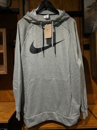 Sudadera Nike Gris Dri-Fit