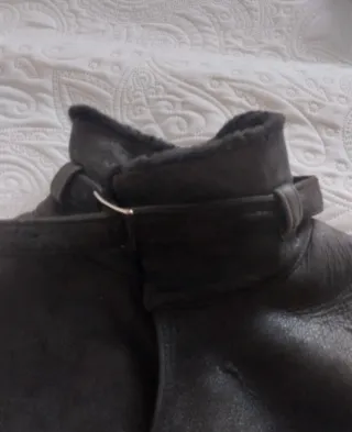 Abrigo Piel  Mujer Marrón