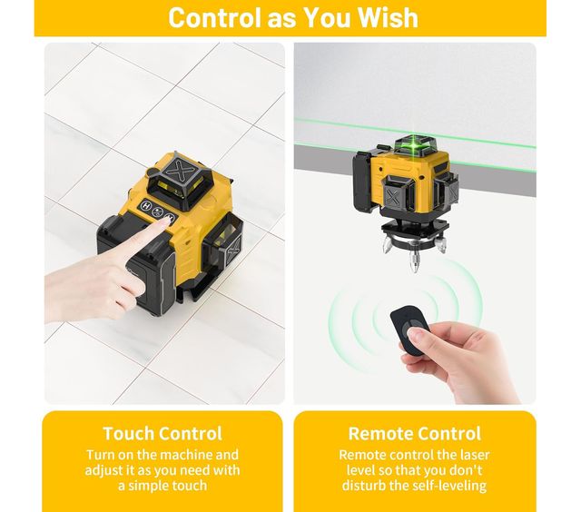 Nivel Láser Autonivelante 4D