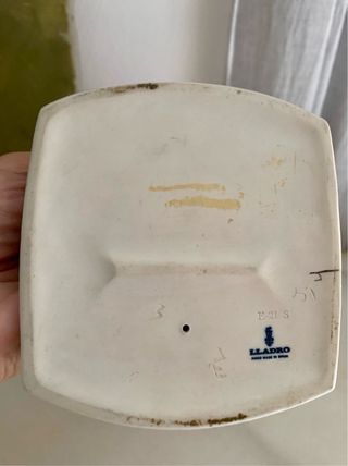 Vintage porcelana Lladró niña del lavabo