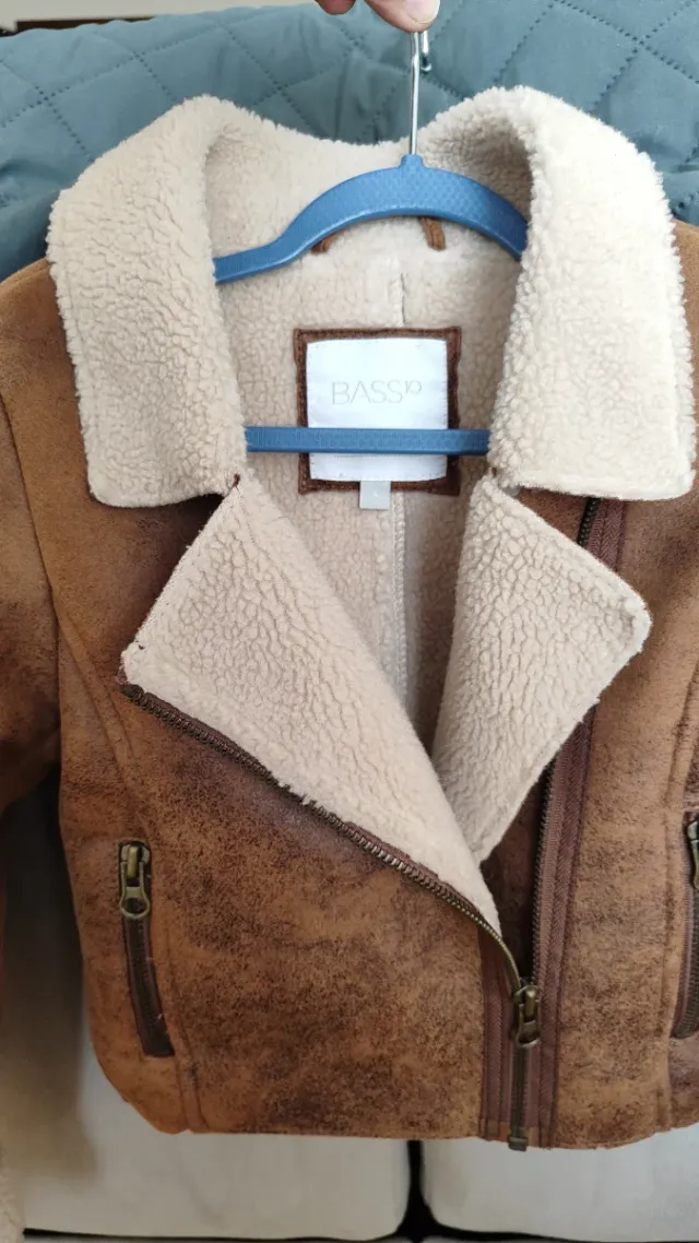 Chaqueta niña Bass 10 marrón forrada Talla 4 años