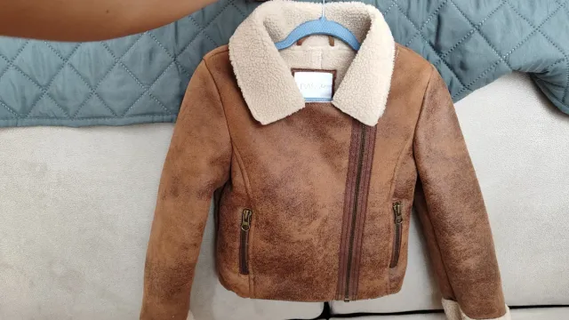 Chaqueta niña Bass 10 marrón forrada Talla 4 años