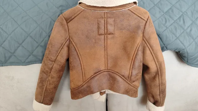 Chaqueta niña Bass 10 marrón forrada Talla 4 años