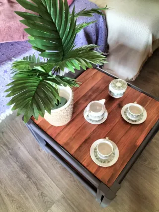 OFERTA!MESA CENTRO COMEDOR O SALITA MADERA RÚSTIC