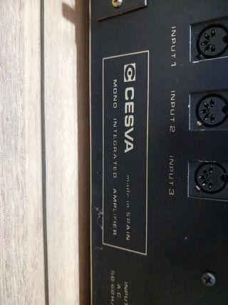 Amplificador Estéreo Integrado Cesva C-500P