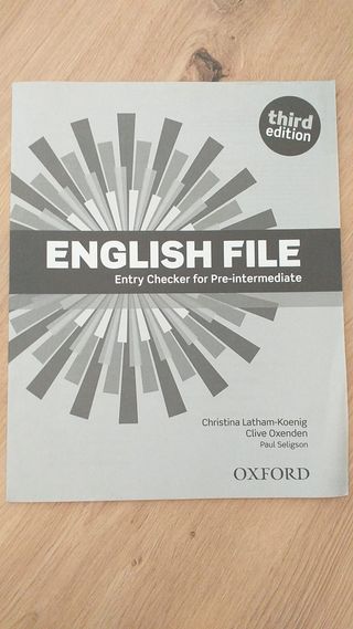Libro de Inglés English - File