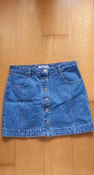 Falda vaquera mini Pull&Bear
