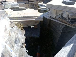 Lote de granito para construcción