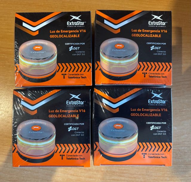 Pack 4 Balizas V16 Geolocalizables ExtraStar