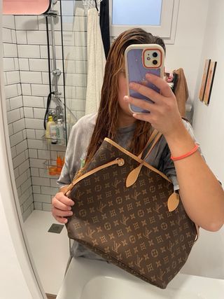 Bolso Louis Vuitton Grande Beige/Marrón