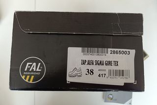 Zapatos de seguridad negros FAL Seguridad