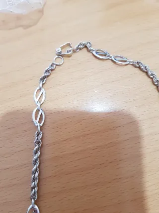 Gargantilla plata 1 ley 50cm