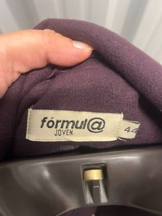 Casaco de inverno roxo