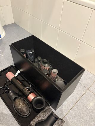 Cecotec 12 cabezales en 1 y Secador Negro/Rosa