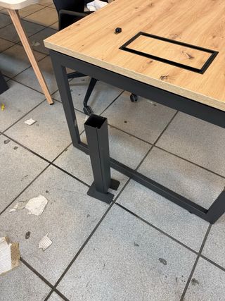 5 Mesas Oficina 160x100 + Papeleras