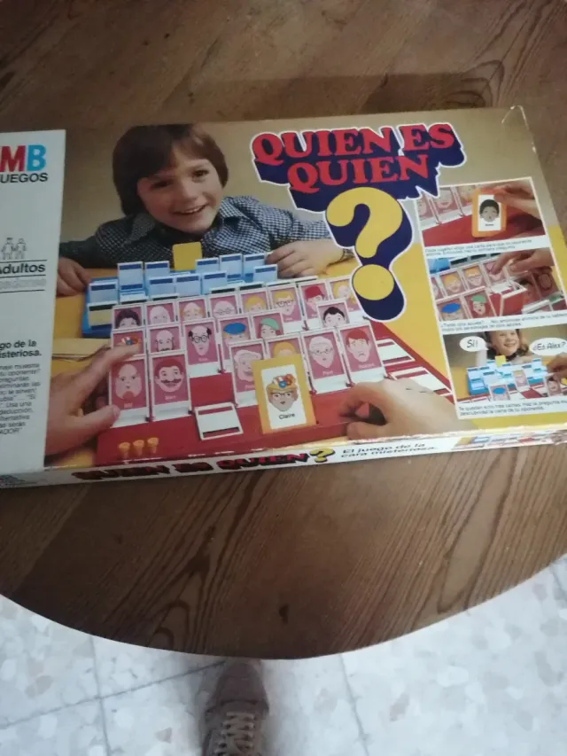Juego Quién es Quién Clásico Años 80