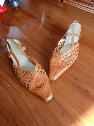 Zapatos de vestir tejidos para mujer