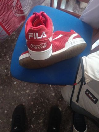Zapatillas Fila Coca-Cola Rojas Talla 