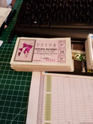 Lotería Nacional Décimos 1969-2025