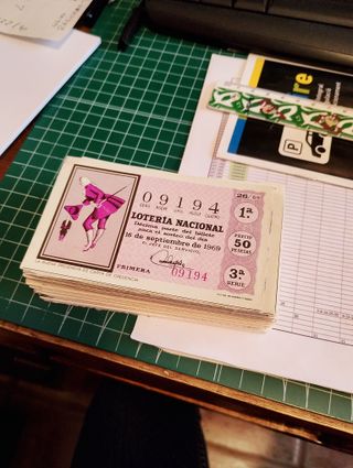 Lotería Nacional Décimos 1969-2025