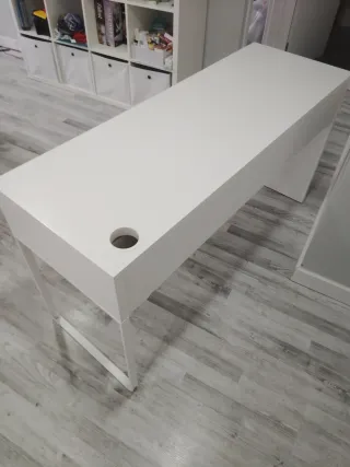 Mesa escritorio MICKE IKEA blanca