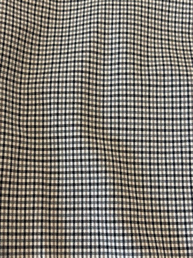 Pantalón cuadros marrón y gris