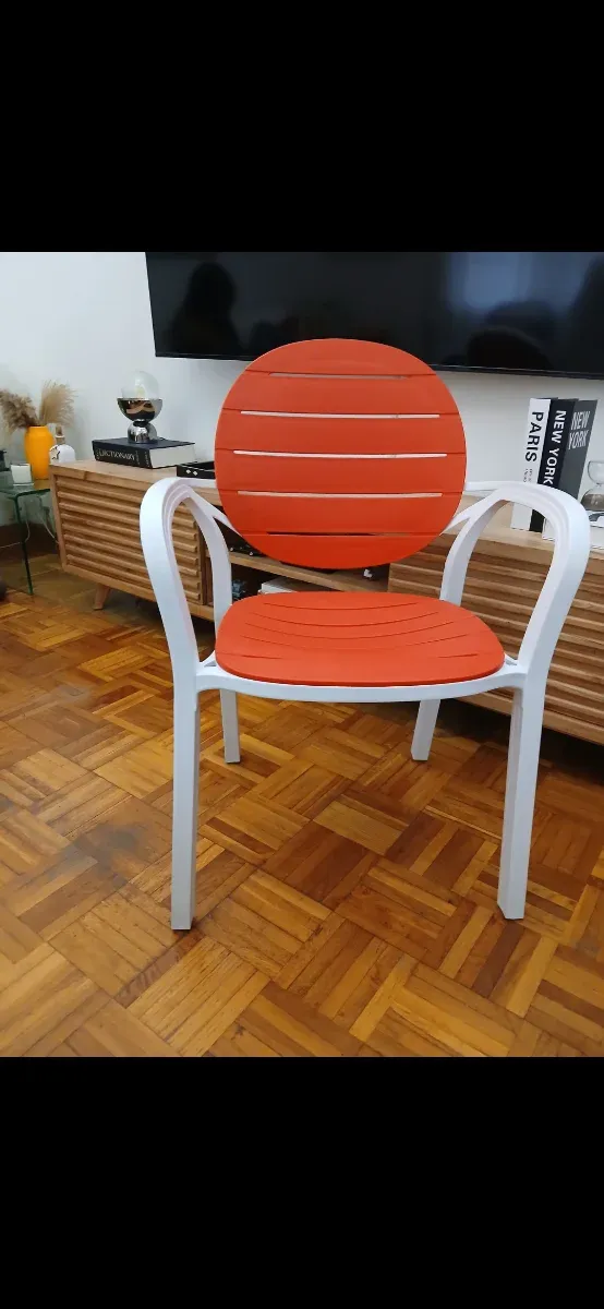 Silla Nardi Palma Naranja