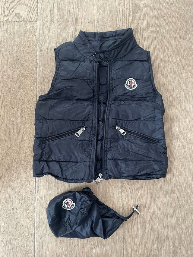 Gilet Moncler blu bambino 12-18 mesi
