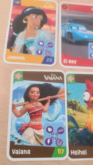 6 Tarjetas Disney Carrefour