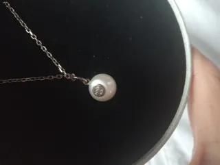 Conjunto Tous Collar y Pendientes Perlas Oso Plata