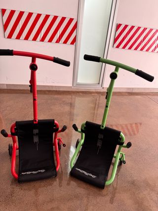 2 Ezzy Roller Patinete Rojo y Verde