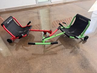 2 Ezzy Roller Patinete Rojo y Verde