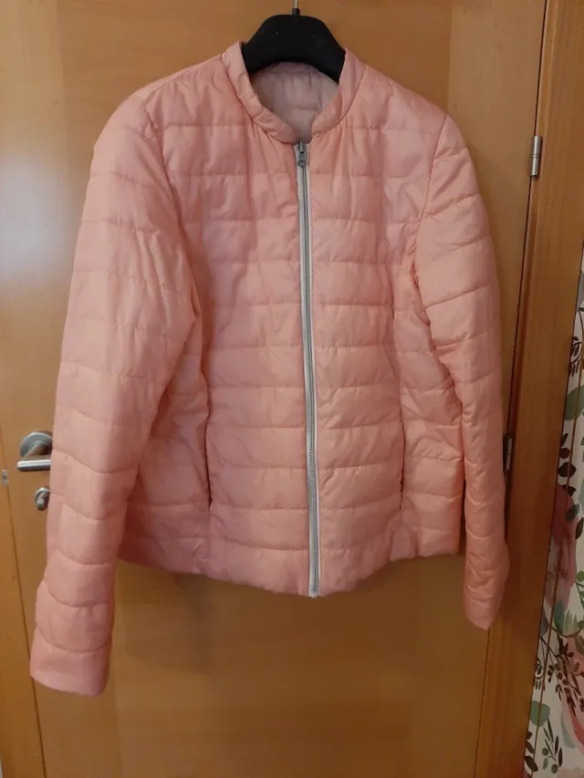 Chaqueta rosa entretiempo