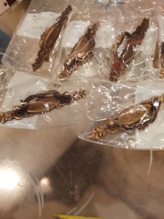 Tiradores vintage bronce