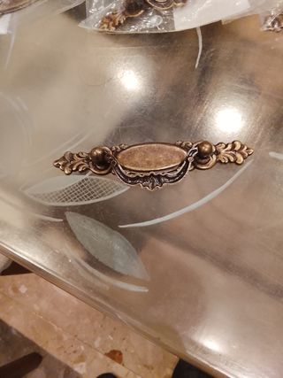 Tiradores vintage bronce