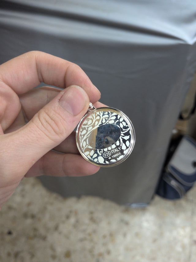 Medalla Virgen del Rocío Plata Color