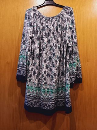 Blusa Canda Talla L Estampada Flores