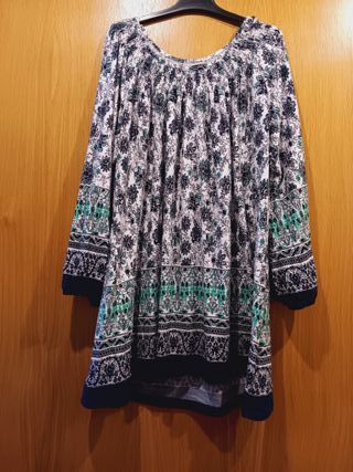 Blusa Canda Talla L Estampada Flores