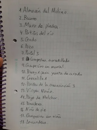 Lote 54 figuras Belén J.Mayo Ediciones del Prado.