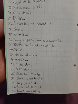 Lote 54 figuras Belén J.Mayo Ediciones del Prado.