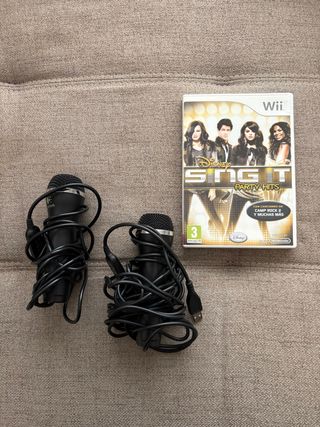 Juego Wii Disney Sing It Party Hits + 2 Micrófonos