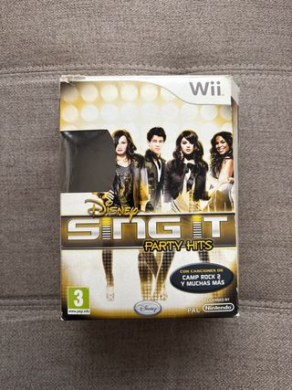 Juego Wii Disney Sing It Party Hits + 2 Micrófonos