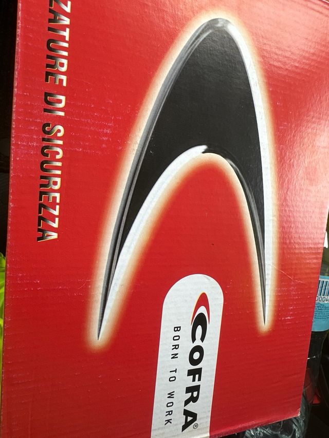 A ESTRENAR!! Botas de trabajo Cofra negras y rojas