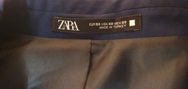Traje Juvenil Zara Azul Marino