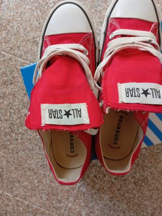 Converse All Star Scarpe Unisex Rosse