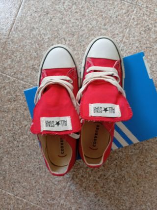 Converse All Star Scarpe Unisex Rosse